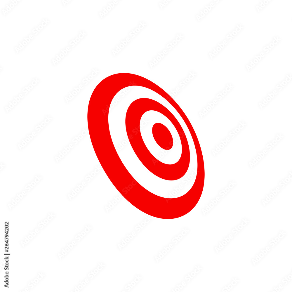 Target Icon Logo Design Template for marketing technology business health company with modern high end look Target Icon Logo Design Template for marketing technology business health company with modern high end look