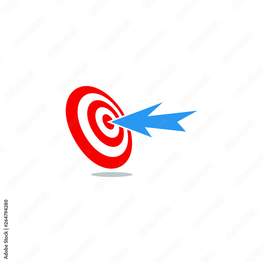 Target Icon Logo Design Template for marketing technology business health company with modern high end look Target Icon Logo Design Template for marketing technology business health company with modern high end look