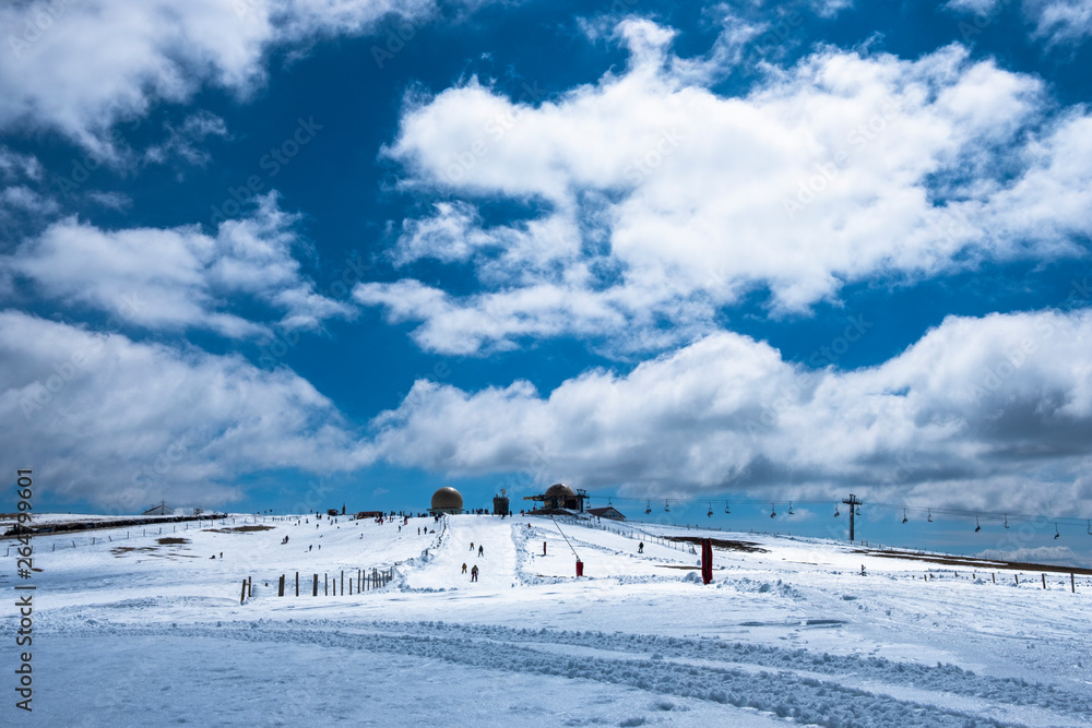 Beautiful Landscape View in Torre, Ski Resort, Serra da Estrela, Castelo Branco, Portugal Beautiful Landscape View in Torre, Ski Resort, Serra da Estrela, Castelo Branco, Portugal