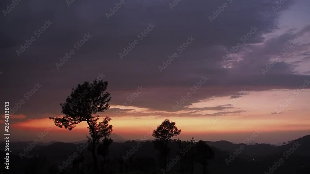 Sunset seen from Valparai, Coimbatore district, Tamil Nadu, India Sunset seen from Valparai, Coimbatore district, Tamil Nadu, India