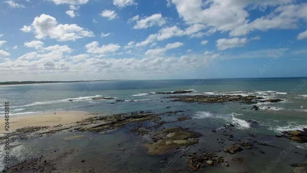 Aerial view of the famous Lighthouse in Jose Ignacio near Punta del Este, Uruguay Aerial view of the famous Lighthouse in Jose Ignacio near Punta del Este, Uruguay