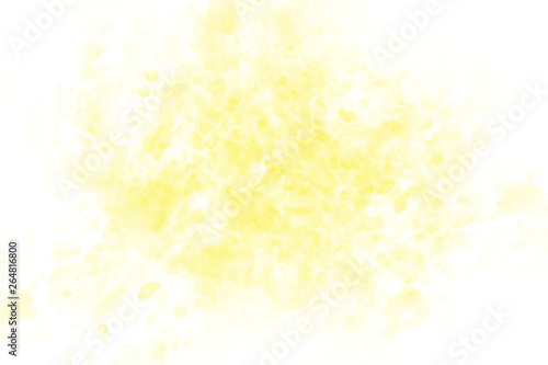 Digitally generated abstract yellow or gold watercolor background