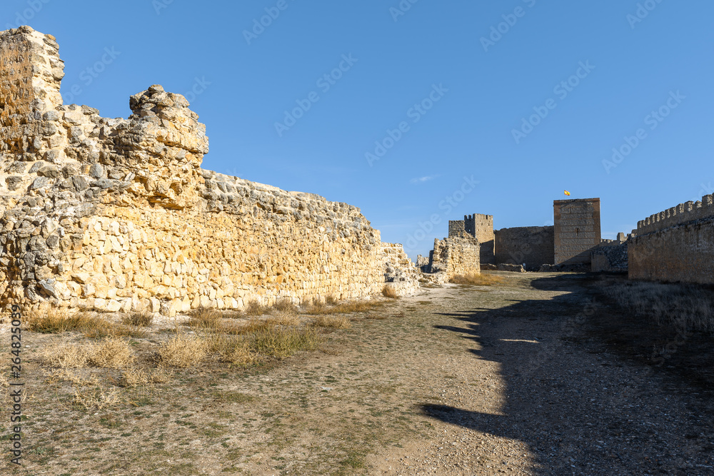Gormaz Castle in Soria province, Castile and Leon, Spain