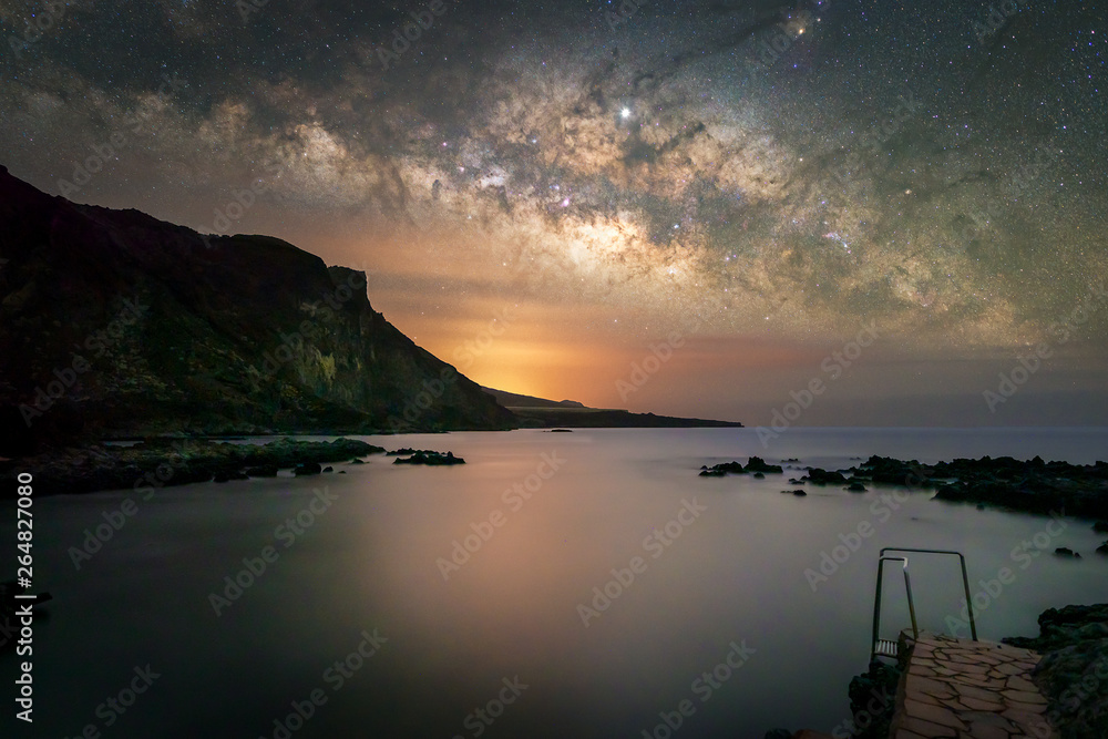Fototapeta premium La Via Lactea Tacoron El Hierro