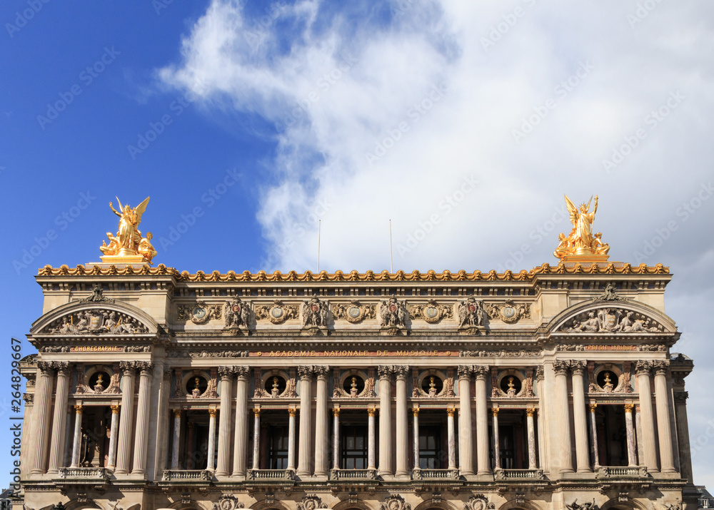 Palais Garnier or Paris Opera . It is the primary opera and ballet company of France . Famous place in Paris, France