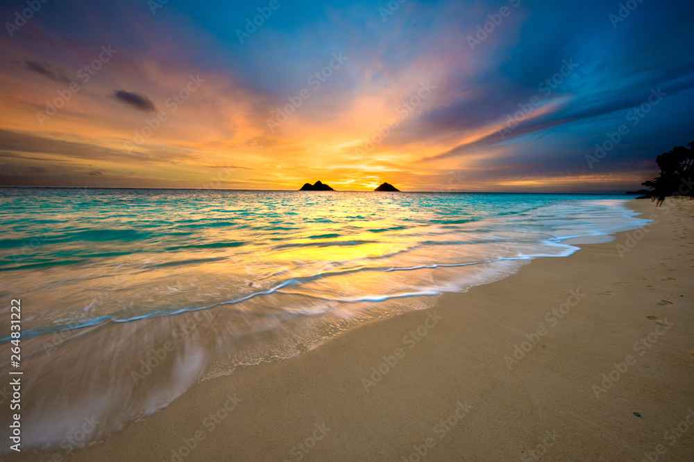 Sunrise at Lanikai Beach, Kailua, Oahu, Hawaii 스톡 사진 | Adobe Stock Sunrise At Lanikai Beach, Kailua, Oahu, Hawaii 스톡 사진 | Adobe Stock