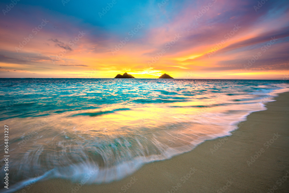 Sunrise at Lanikai Beach, Kailua, Oahu, Hawaii 스톡 사진 | Adobe Stock Sunrise At Lanikai Beach, Kailua, Oahu, Hawaii 스톡 사진 | Adobe Stock