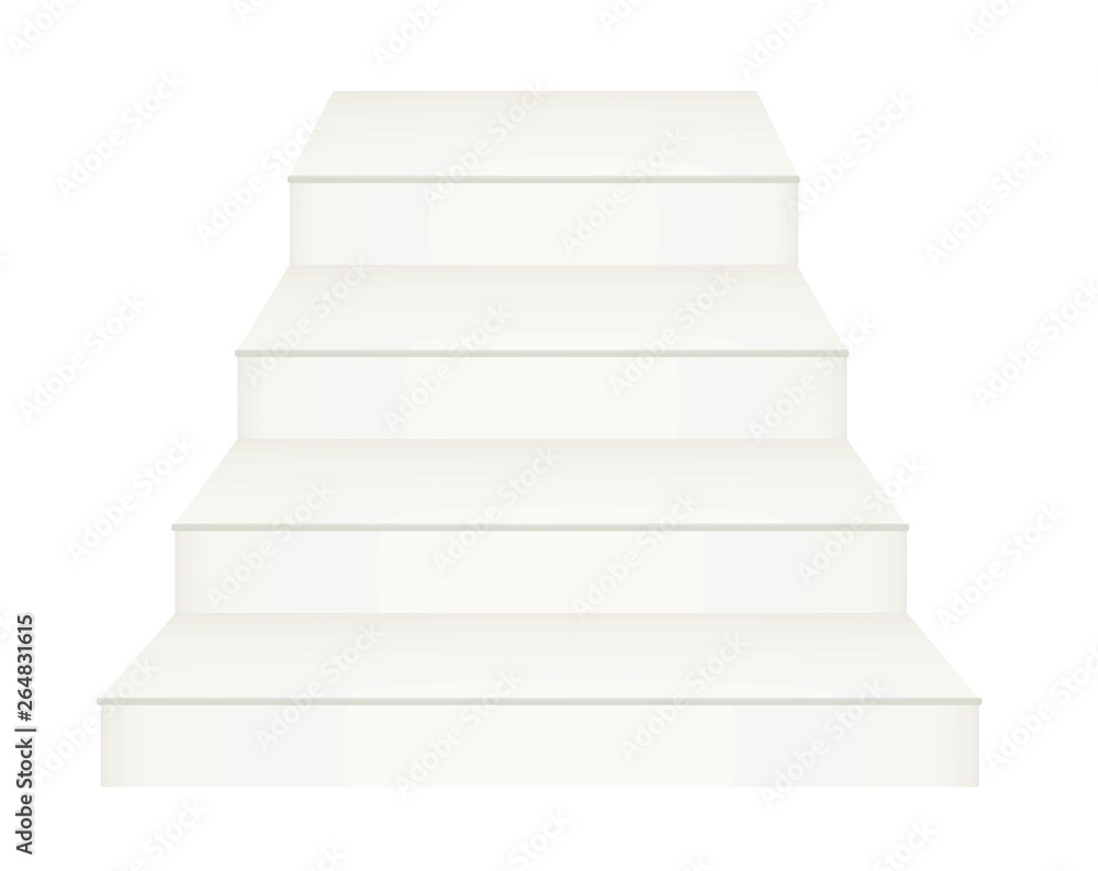 Stairs. front side. vector illustration Stairs. front side. vector illustration