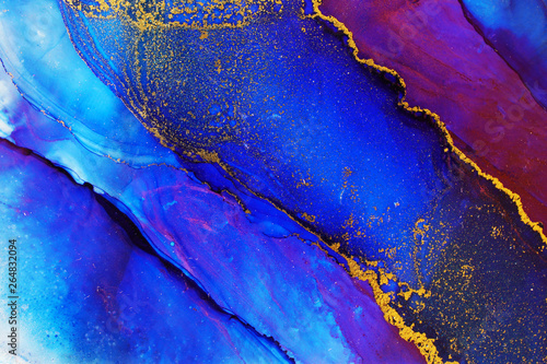 Part of original alcohol ink painting