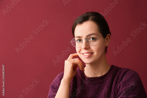 Portrait of beautiful young...