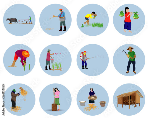 farmer shape vector design