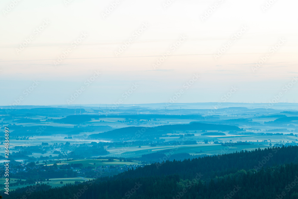 Waldstein Panorama Fichtelgebierge