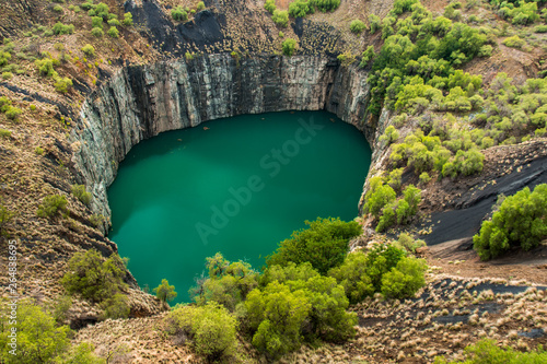 The Big Hole in Kimberley, a historical landmark and result of the mining industry