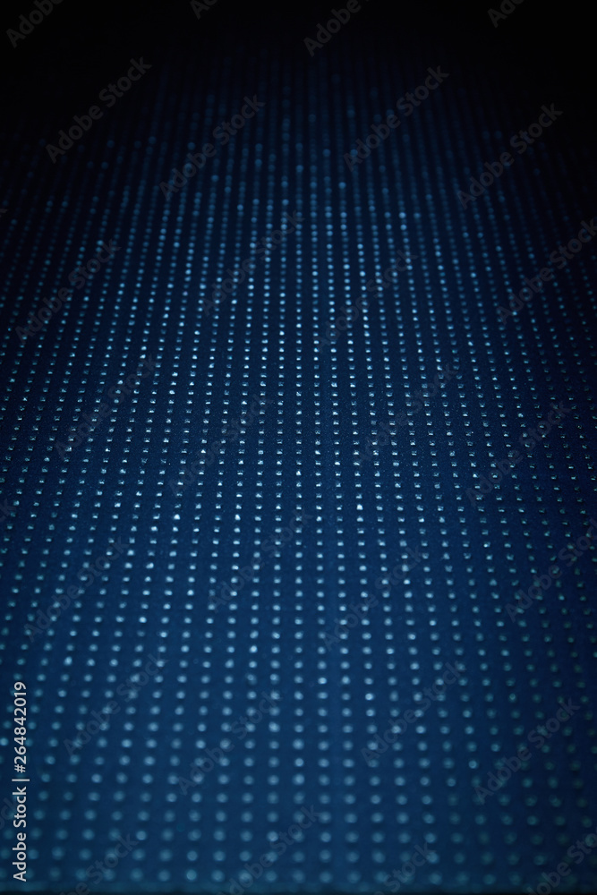 Blue background in white dot with blackout and blur Blue background in white dot with blackout and blur