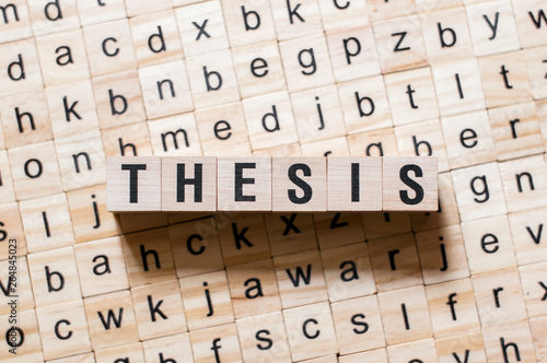 Thesis word concept