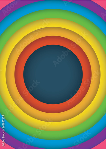 Colorful background. Isolated Vector Illustration