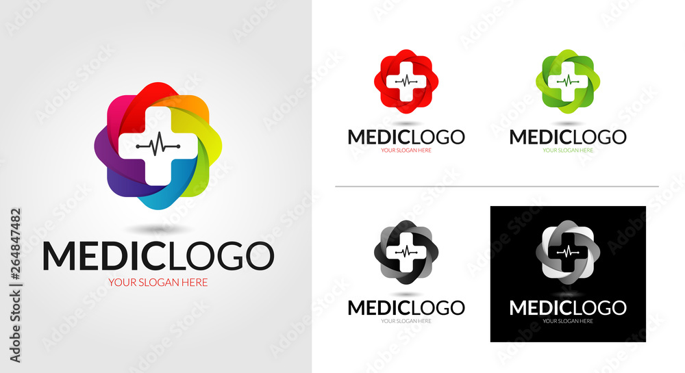 Medical Logo Template Set Medical Logo Template Set