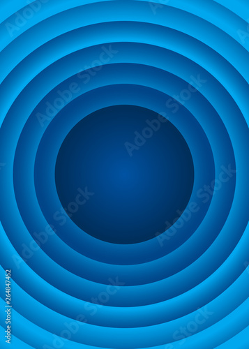 blue circles background. Isolated Vector Illustration photo