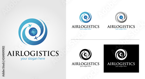Air Logistic Logo Template Set