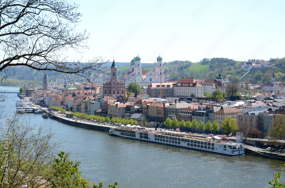 Panoramic view of Passau 1