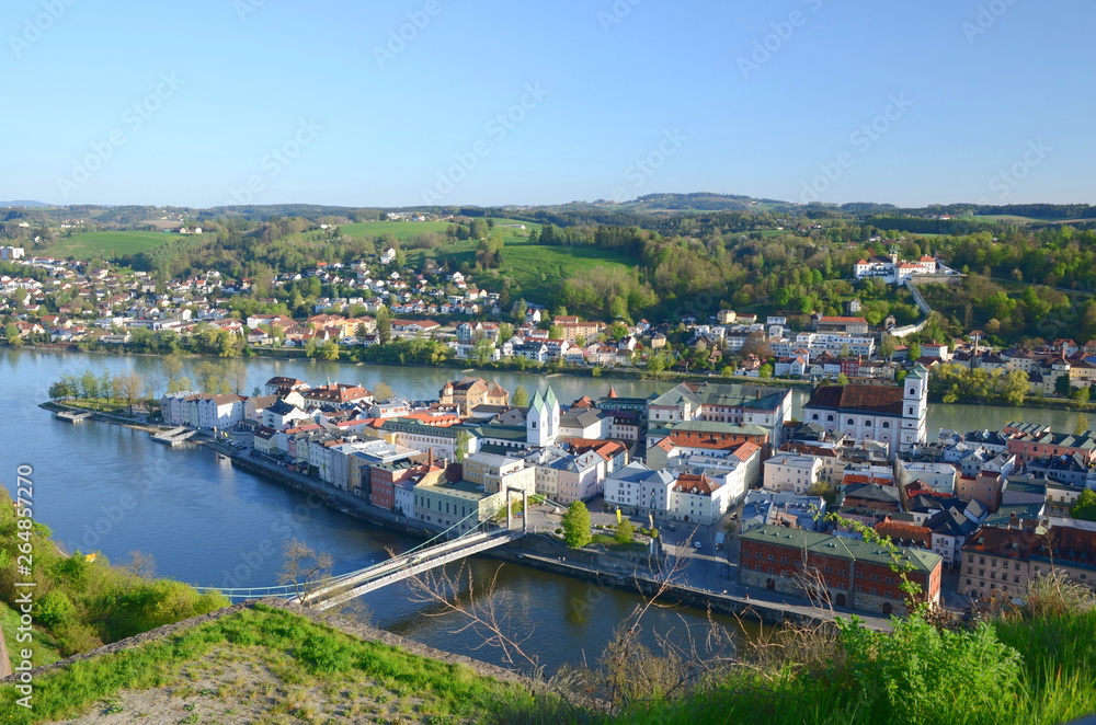 Panoramic view of Passau 1