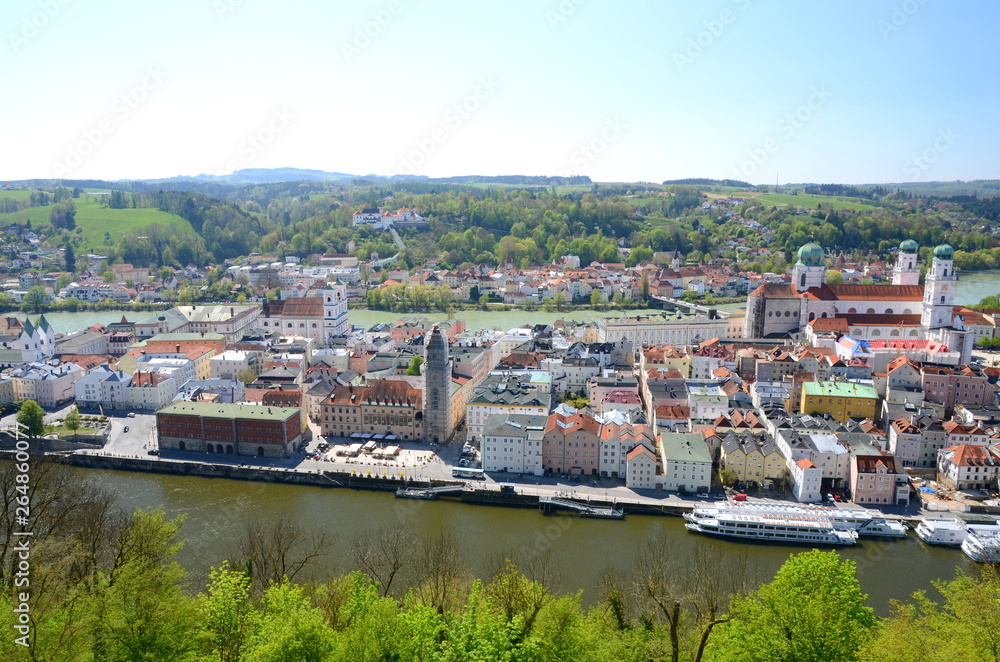 View of Passau in Germany