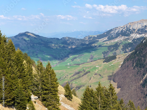 The valley of the Schwendebach stream in the Appenzellerland region - Canton of Appenzell Innerrhoden (AI), Switzerland photo