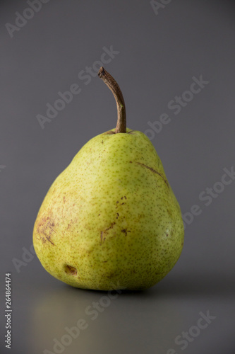 Fruit Pear Grey Background