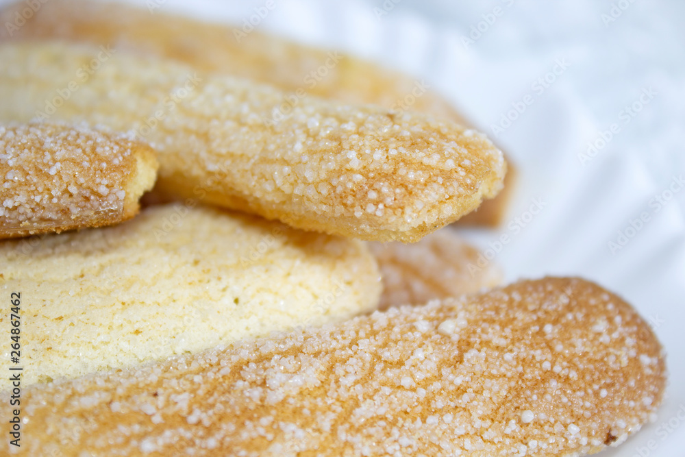 Traditional fresh and delicious champagne biscuits