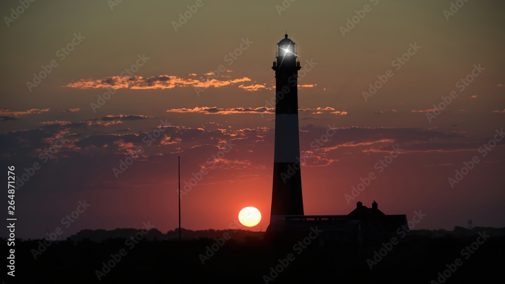Long Island Light House at Sun Rise