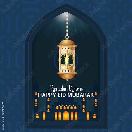 ramadan kareem nad happy eid mubarak background