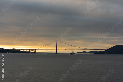 Silhouette of the Bay Bridge