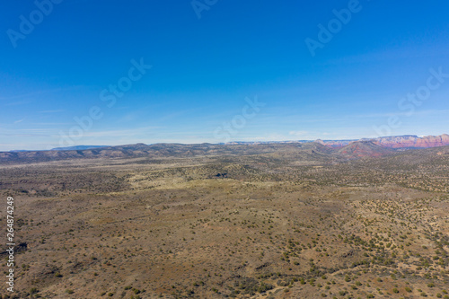 Aerial Arizona desert landscape © Felix Mizioznikov