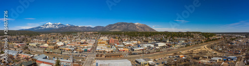 Aerial drone photo Flagstaff Arizona panorama