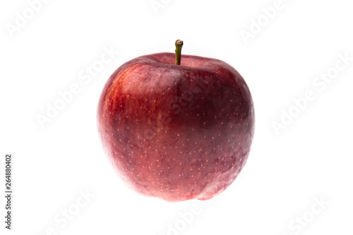 red apple isolated on white...