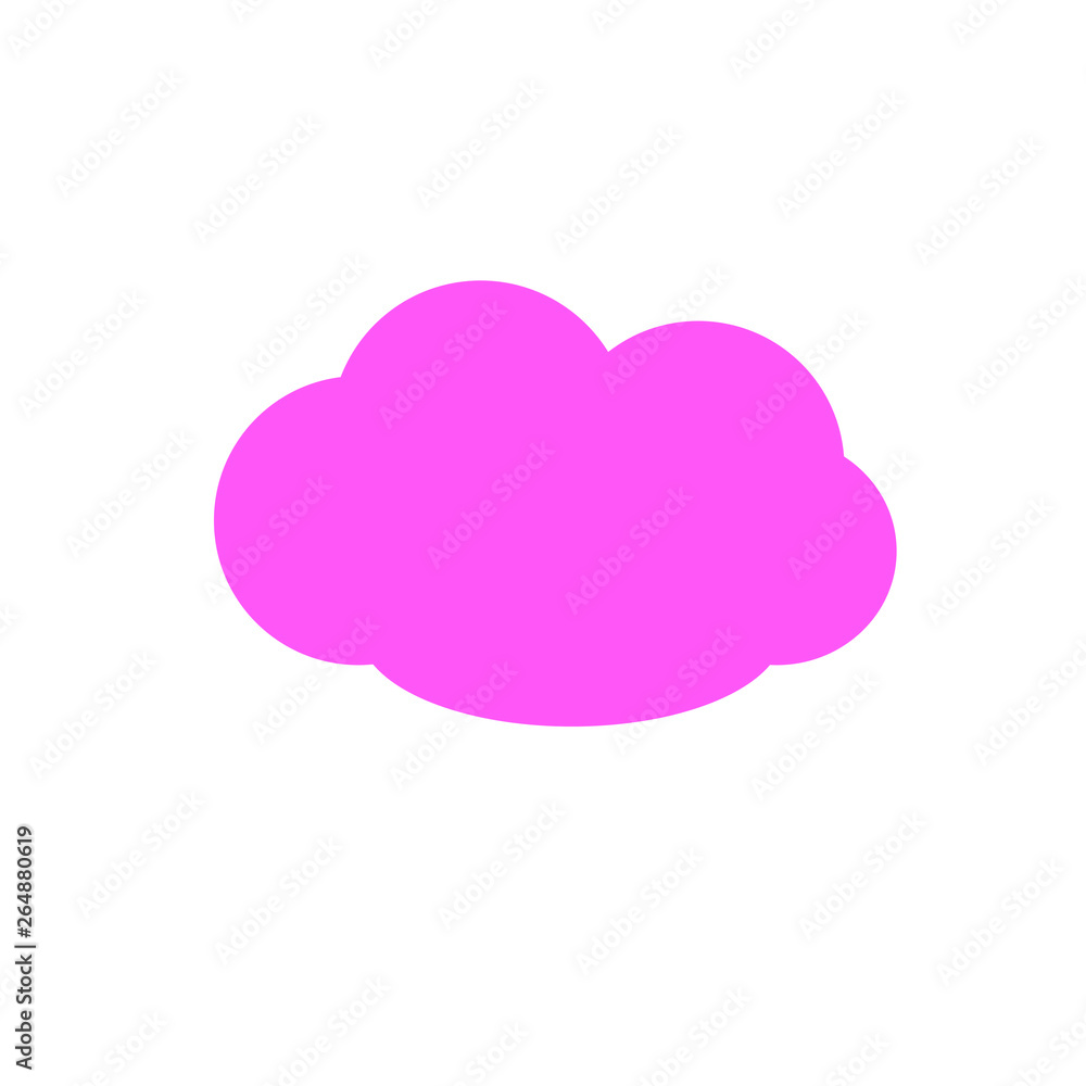 Cloud icon, pictogram isolated icon