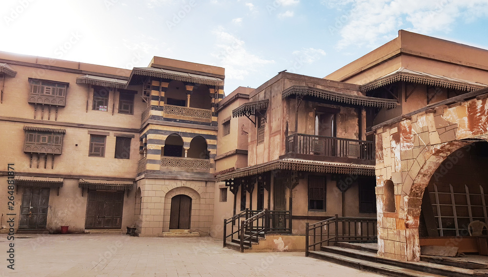 Fototapeta premium egyptian old style houses