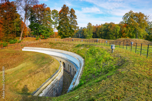 Fototapeta Naklejka Na Ścianę i Meble -  Historic Prussian fortress Boyen in Gizycko, Masuria, Poland 
