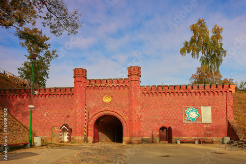 Fototapeta Naklejka Na Ścianę i Meble -  Historic Prussian fortress Boyen in Gizycko, Masuria, Poland 