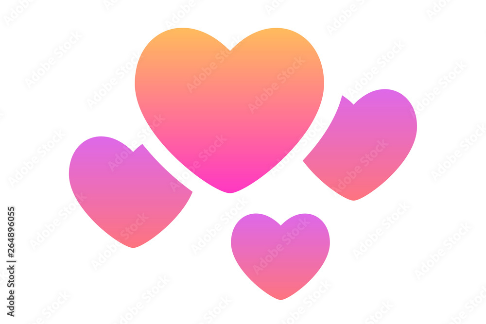 Like and Heart icon. Live stream video, chat, likes. Social nets like red heart web button Like and Heart icon. Live stream video, chat, likes. Social nets like red heart web button