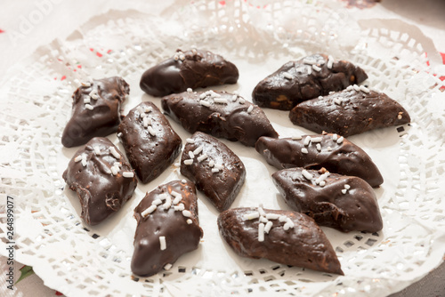 Chocolate covered biscuits