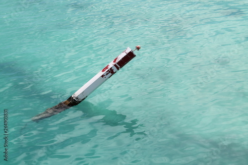Broken marker buoy 