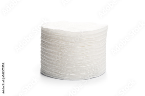 Cotton swabs isolated on a white background