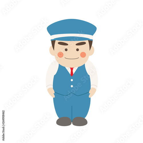 男性キャラクター運転手
