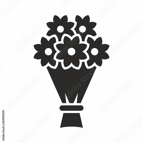 Flower bouquet icon