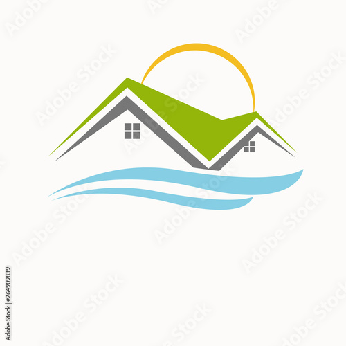 Real Estate home Design vector