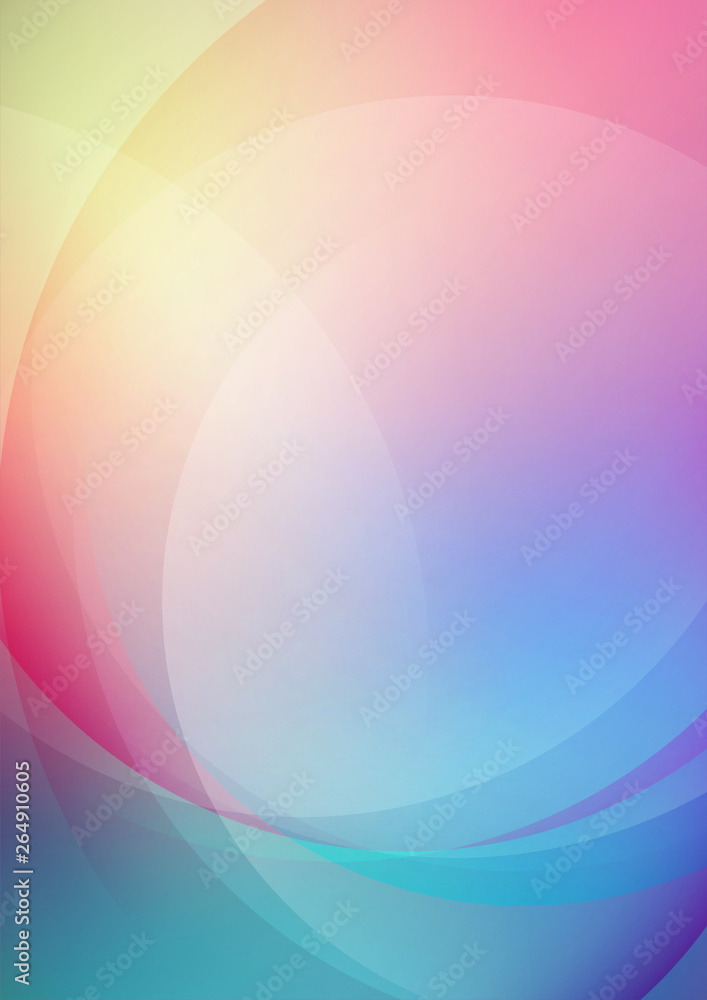 Curved abstract colorful background