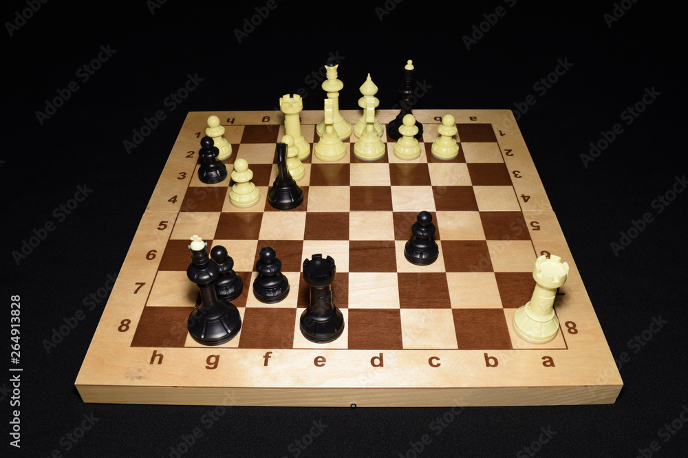 Chechered board with white pawns as a leisure backdrop Chechered board with white pawns as a leisure backdrop
