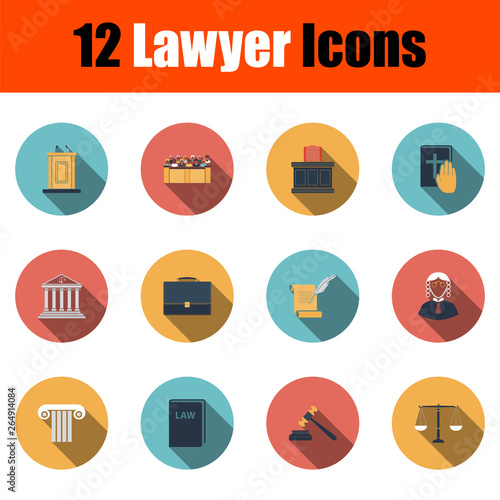 Lawyer Icon Set