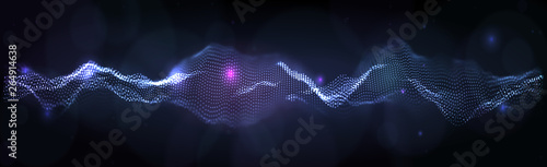 Music abstract background. Equalizer for music, showing sound waves with musical waves, the concept of a music equalizer vector.